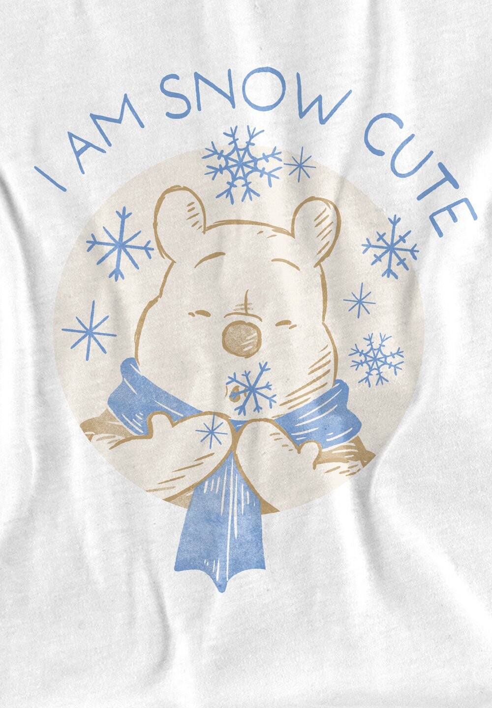 

Футболка с принтом WINNIE THE POOH I AM SNOW CUTE Star Wars, белый