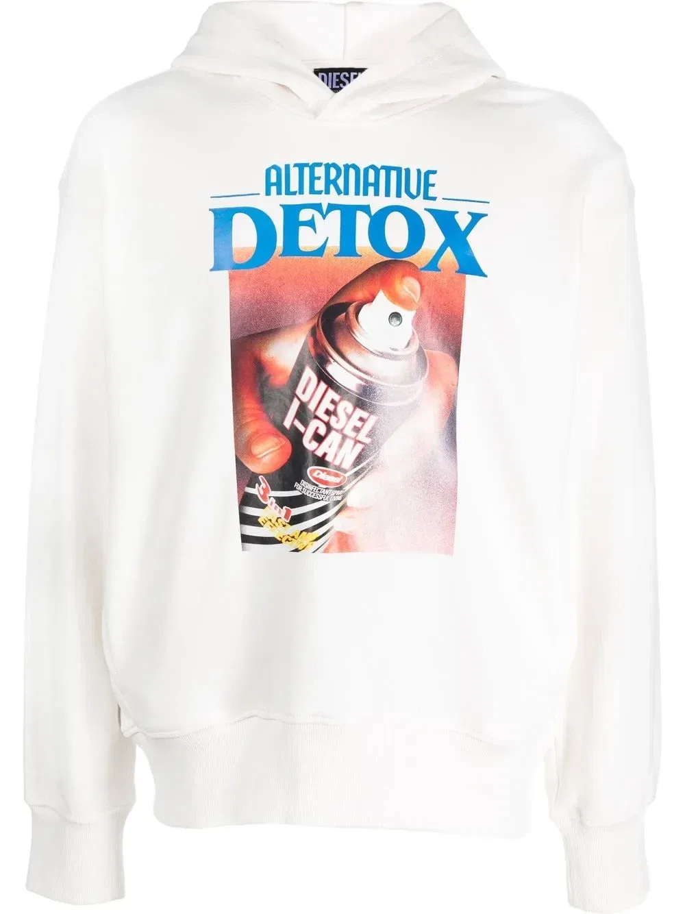 Худи с принтом Alternative Detox Diesel, белый