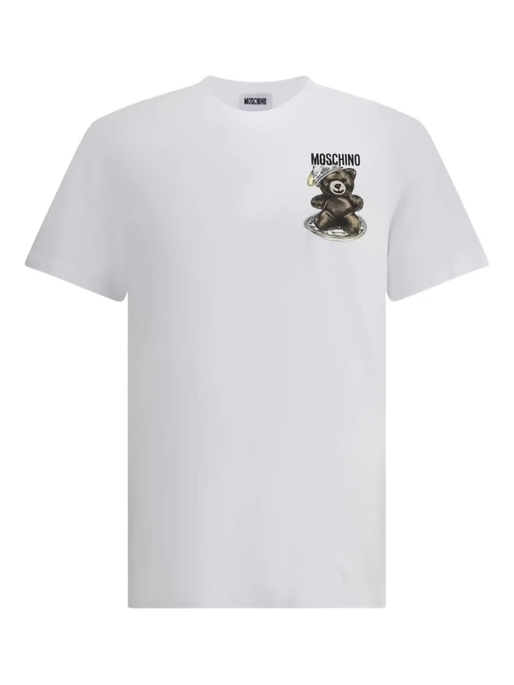 

Футболка с принтом Moschino, белый