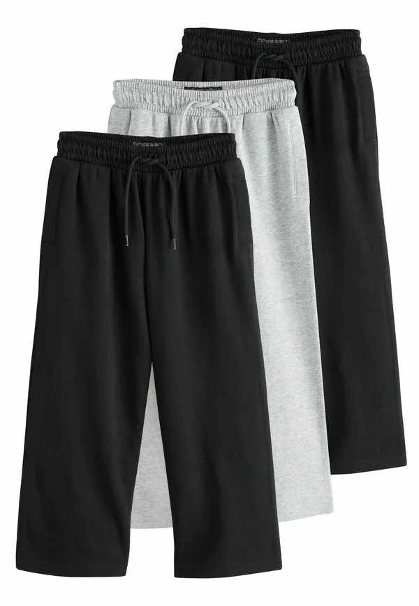 Свободные широкие брюки Next, Black Grey