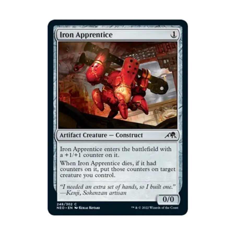 

CCG Железный ученик (С) (Рольга), MTG - Kamigawa : Neon Dynasty