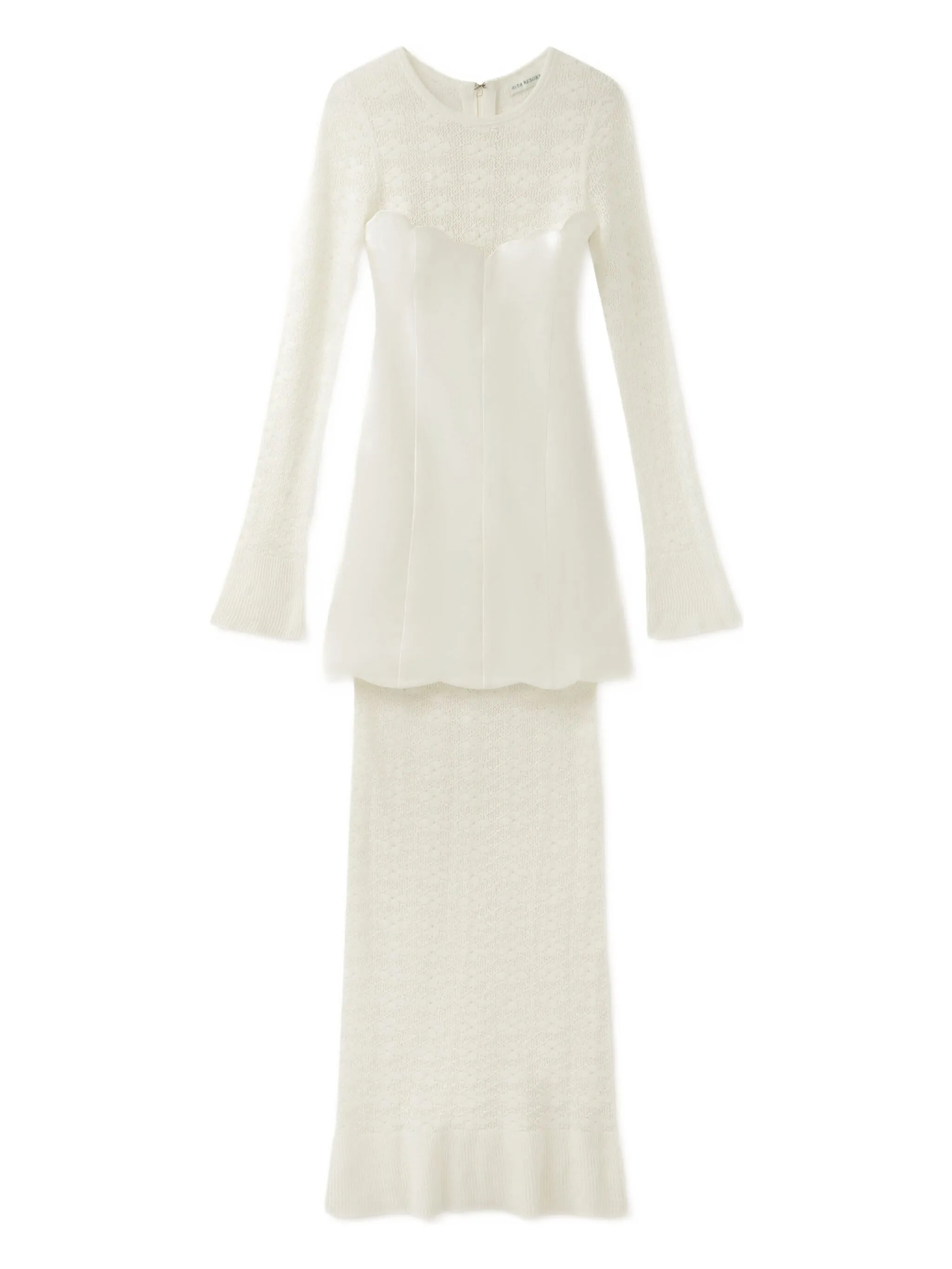 

Платье мини Miranda без рукавов Asta Resort, белый