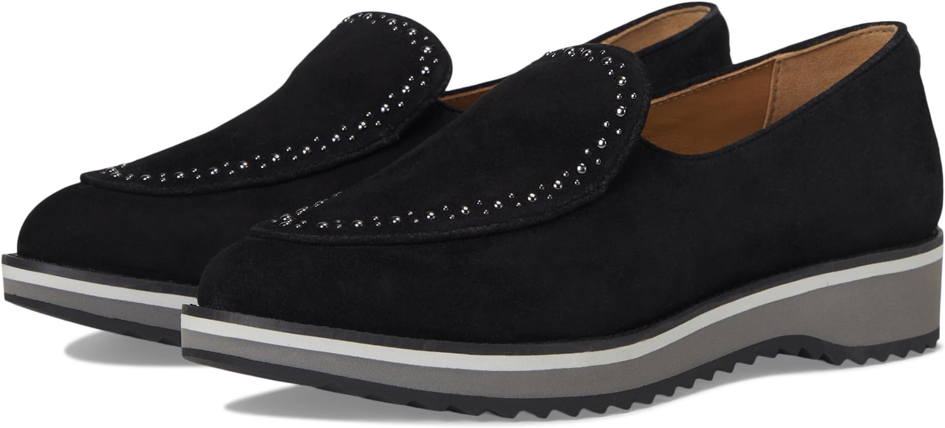 Лоферы Johnston & Murphy Ulyssa Studded Loafer, черный