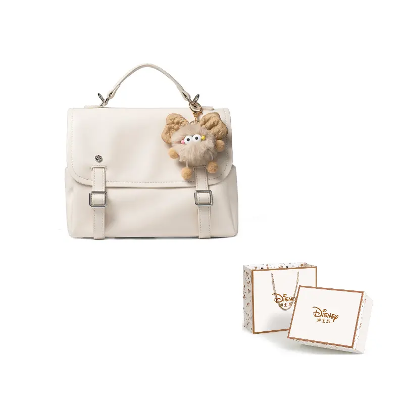 

Disney Сумка из искусственной кожи женская коричневая, White