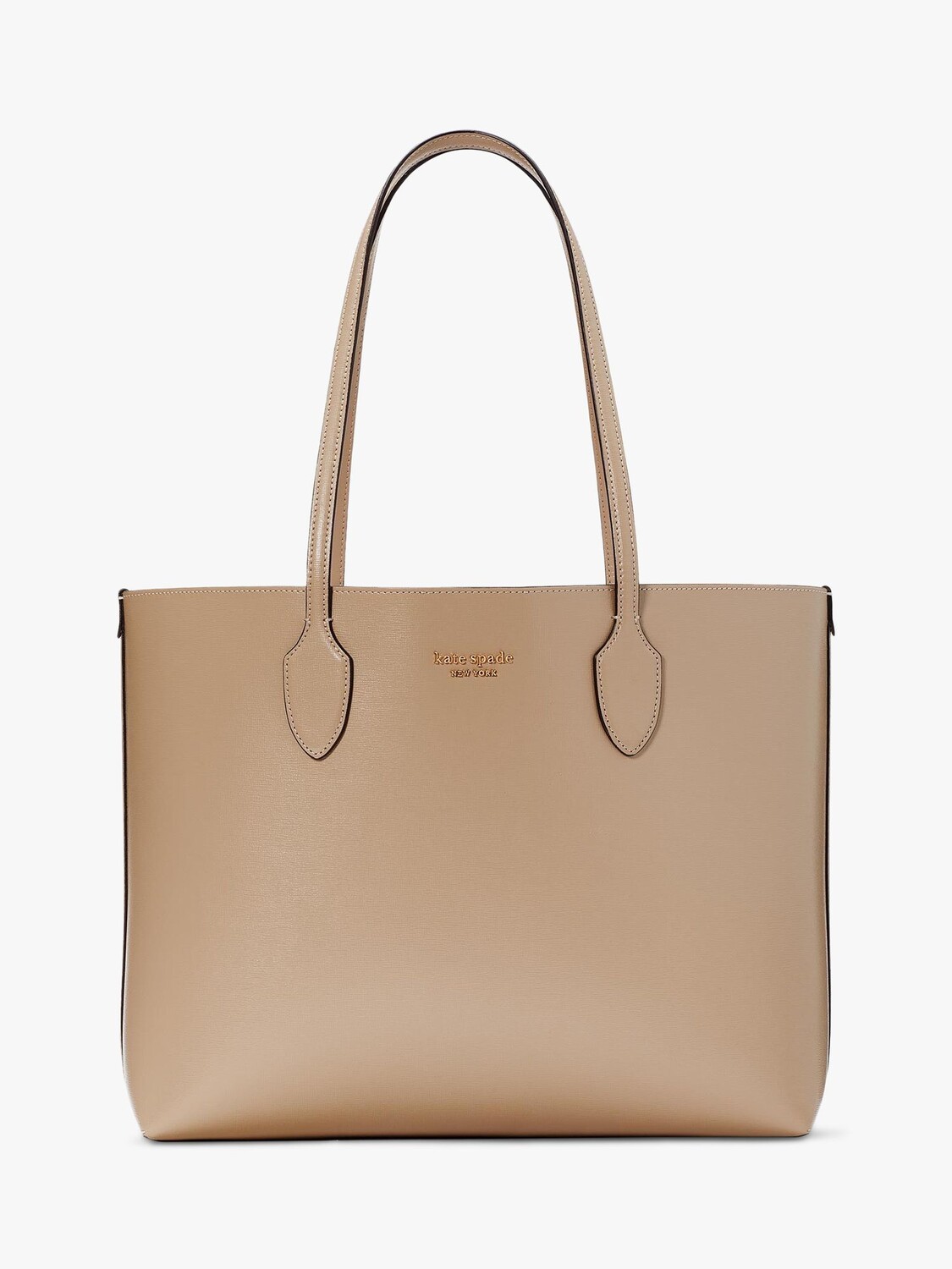 

Кожаная большая сумка Kate Spade New York Bleeker, темно-серый цвет Timeless