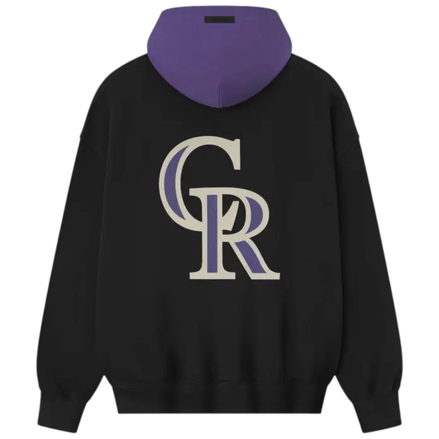 Толстовка Fear of God Essentials Rockies Sport Hoodie 'Vintage Black Purple Reign' — фото 2