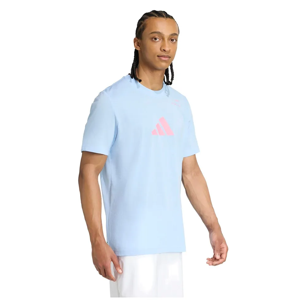 

Футболка с коротким рукавом adidas Padel Categroy Graphic, синий