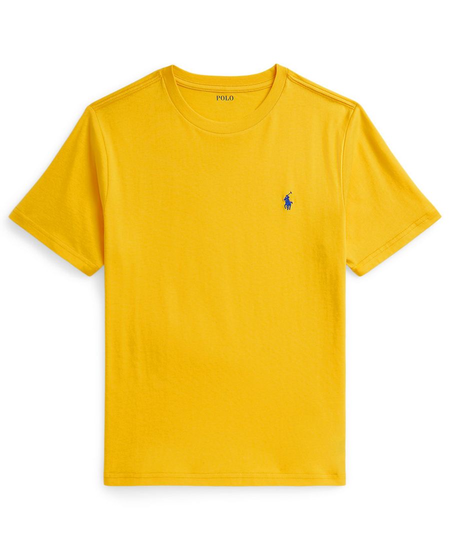 

Детская футболка с круглым вырезом из хлопкового трикотажа (8-20 лет) Polo Ralph Lauren, Racing Yellow, Желтый, Детская футболка с круглым вырезом из хлопкового трикотажа (8-20 лет) Polo Ralph Lauren, Racing Yellow