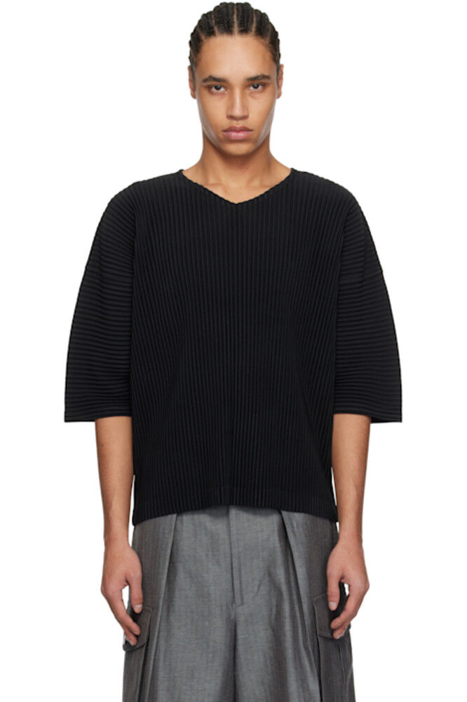 

Черная футболка Monthly Color March HOMME PLISSÉ ISSEY MIYAKE
