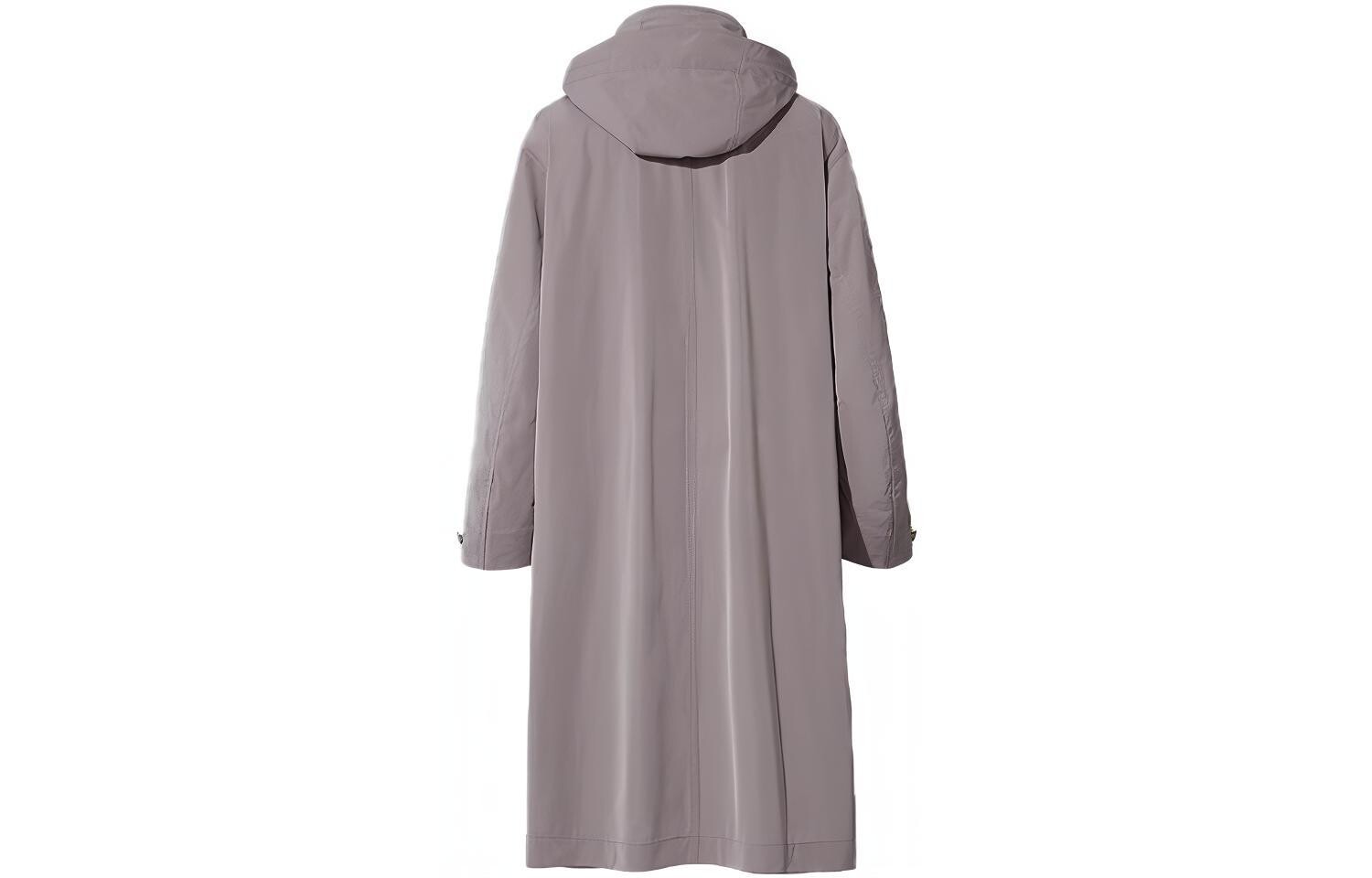 Длинный плащ Uniqlo +J Oversized Hooded, 04 серый — фото 2