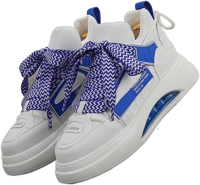 

Мужские спортивные кроссовки - Надежная шнуровка и удобная толстая подошва для повседневной носки Hoalox, синий