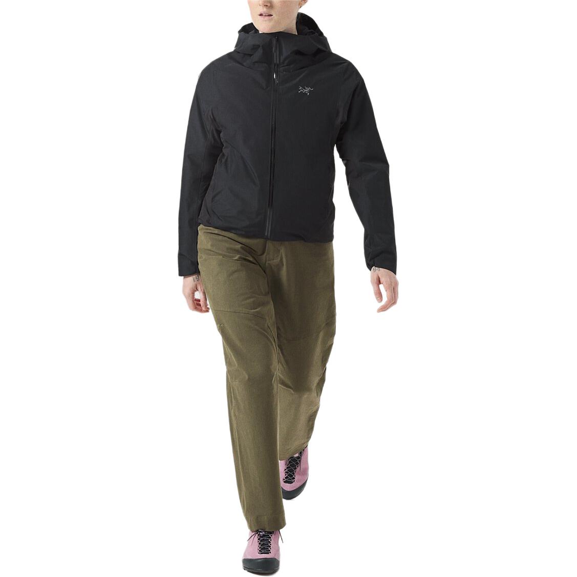 Солидная утеплённая куртка Solano для женщин в чёрном цвете Arcteryx, винтажный зелёный/пыльный зелёный/тасту/фураж — фото 4
