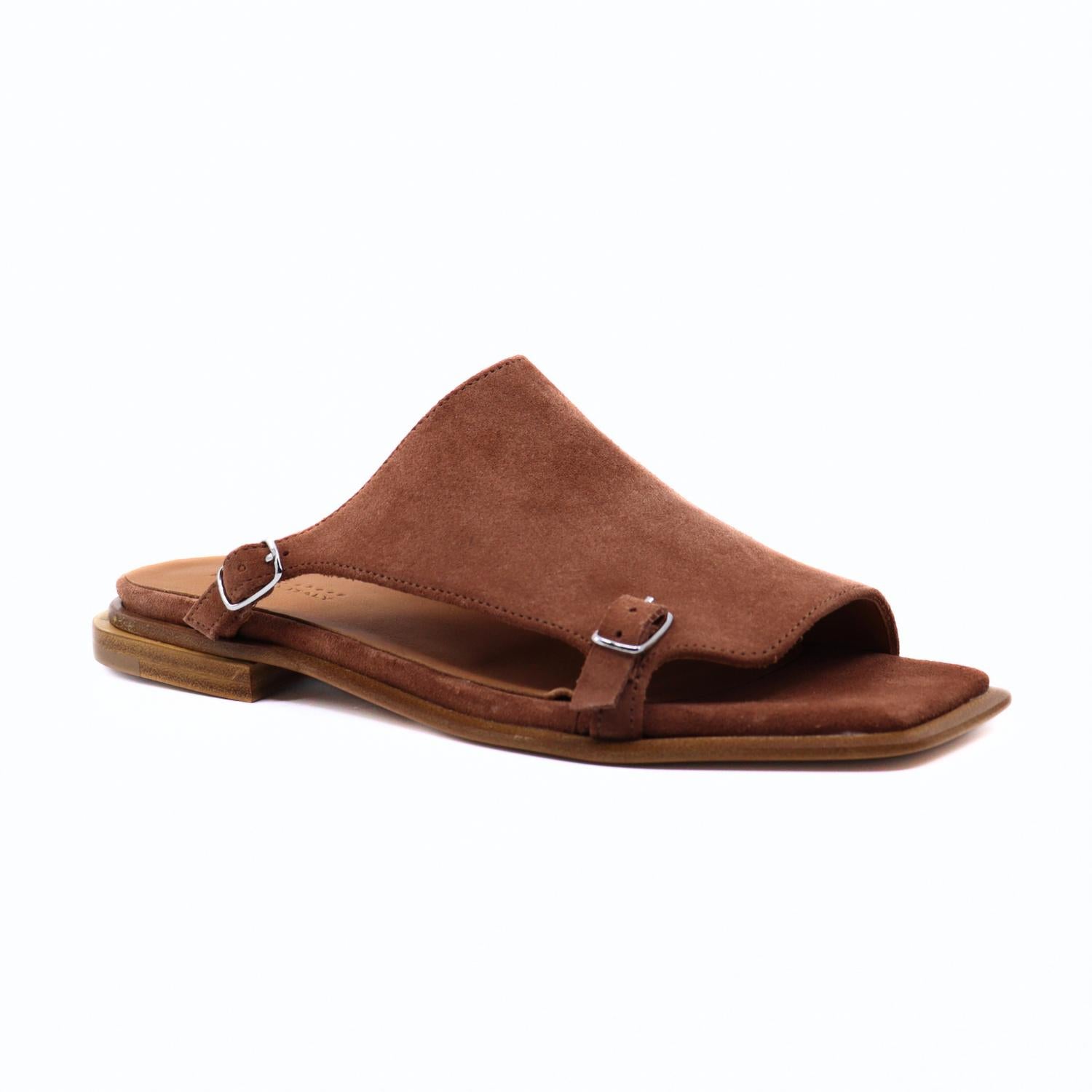 Women Pellame Cuoio Sandals In Brown I.N.K. Shoes