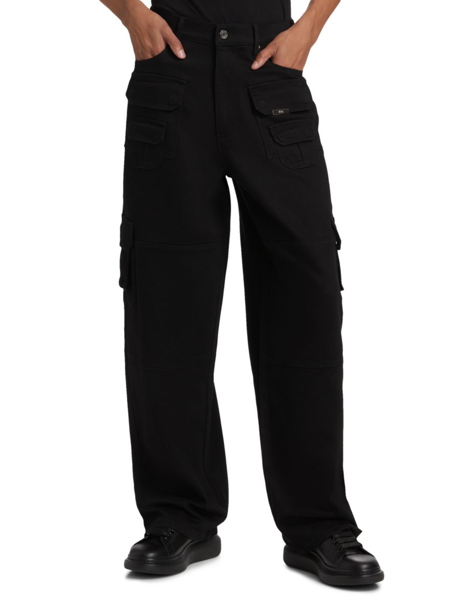 

Римские хлопковые брюки-карго RTA, черный