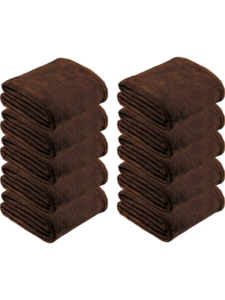 

Одеяло REDBEST Fleece Wohn 10er Pack, коричневый