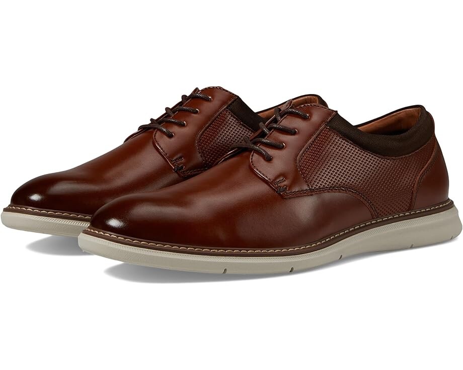 

Оксфорды Nunn Bush Chase Plain Toe, цвет Cognac