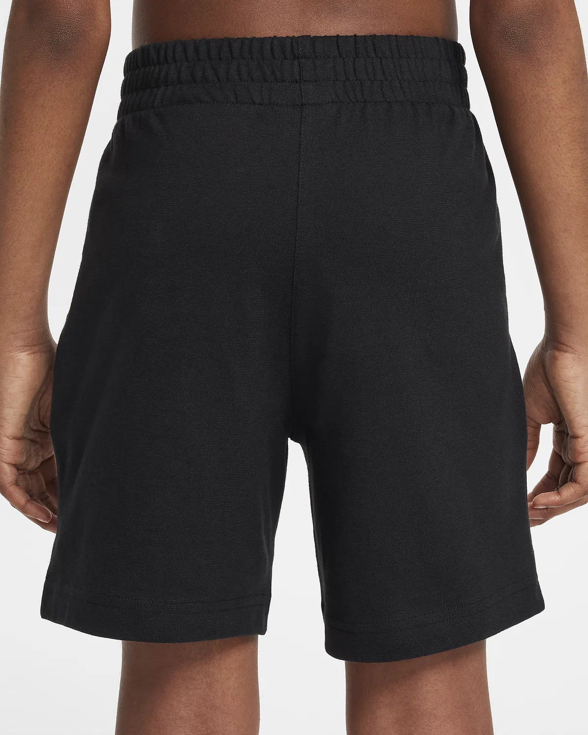 Детские шорты Nike Sportswear Club 6" Knit, Black/White — фото 4