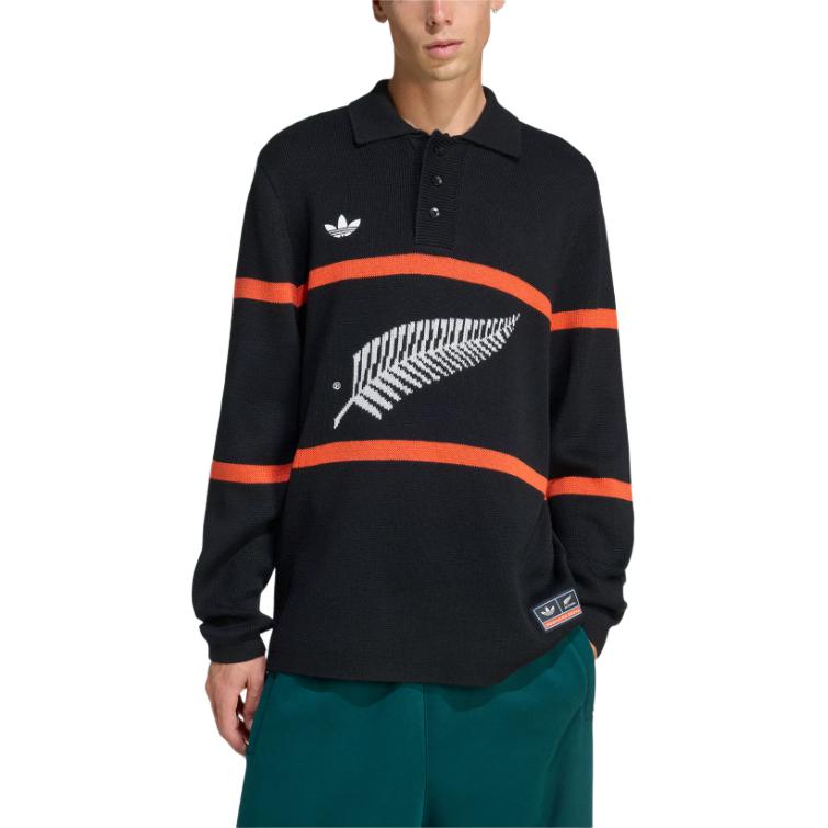 Мужское поло Adidas Originals All Blacks — фото 2