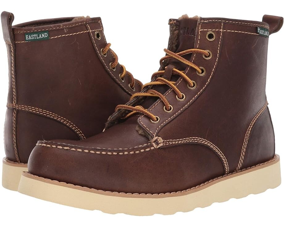 

Ботинки Eastland 1955 Edition Lace Up, цвет Shearling Lined Dark Tan