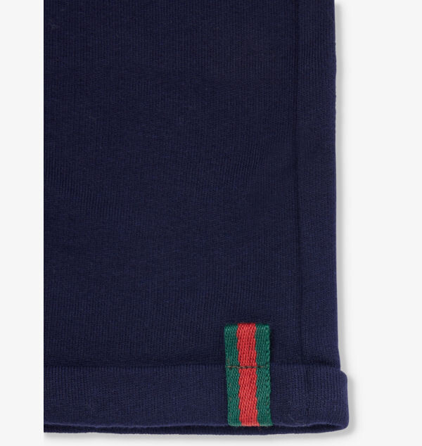 Спортивные брюки прямого кроя из хлопка Web-Stripe для детей 6-12 лет Gucci, мультиколор — фото 2