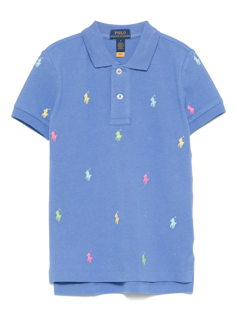 

Рубашка поло с вышивкой Polo Pony POLO RALPH LAUREN KIDS, синий