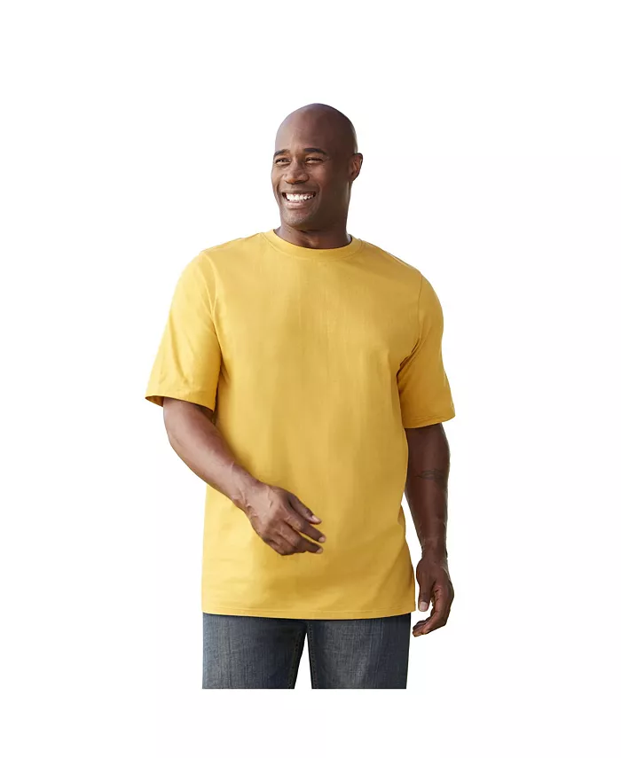 

Футболка Big & Tall от KingSize Heavyweight Jersey с круглым вырезом Boulder Creek, золото