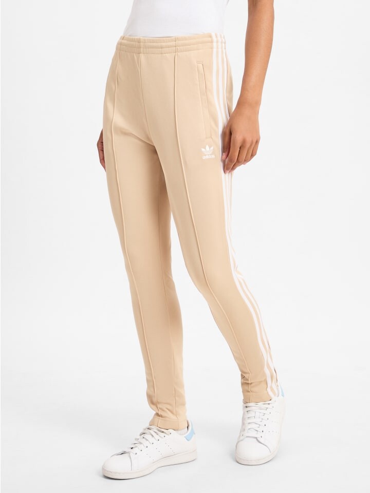 

Тканевые брюки Adidas originals Jogginghose, бежевый