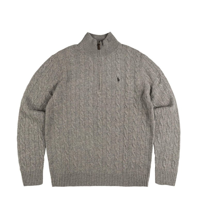 

Джемпер cable-knit wool-cashmere jumper Polo Ralph Lauren, серый