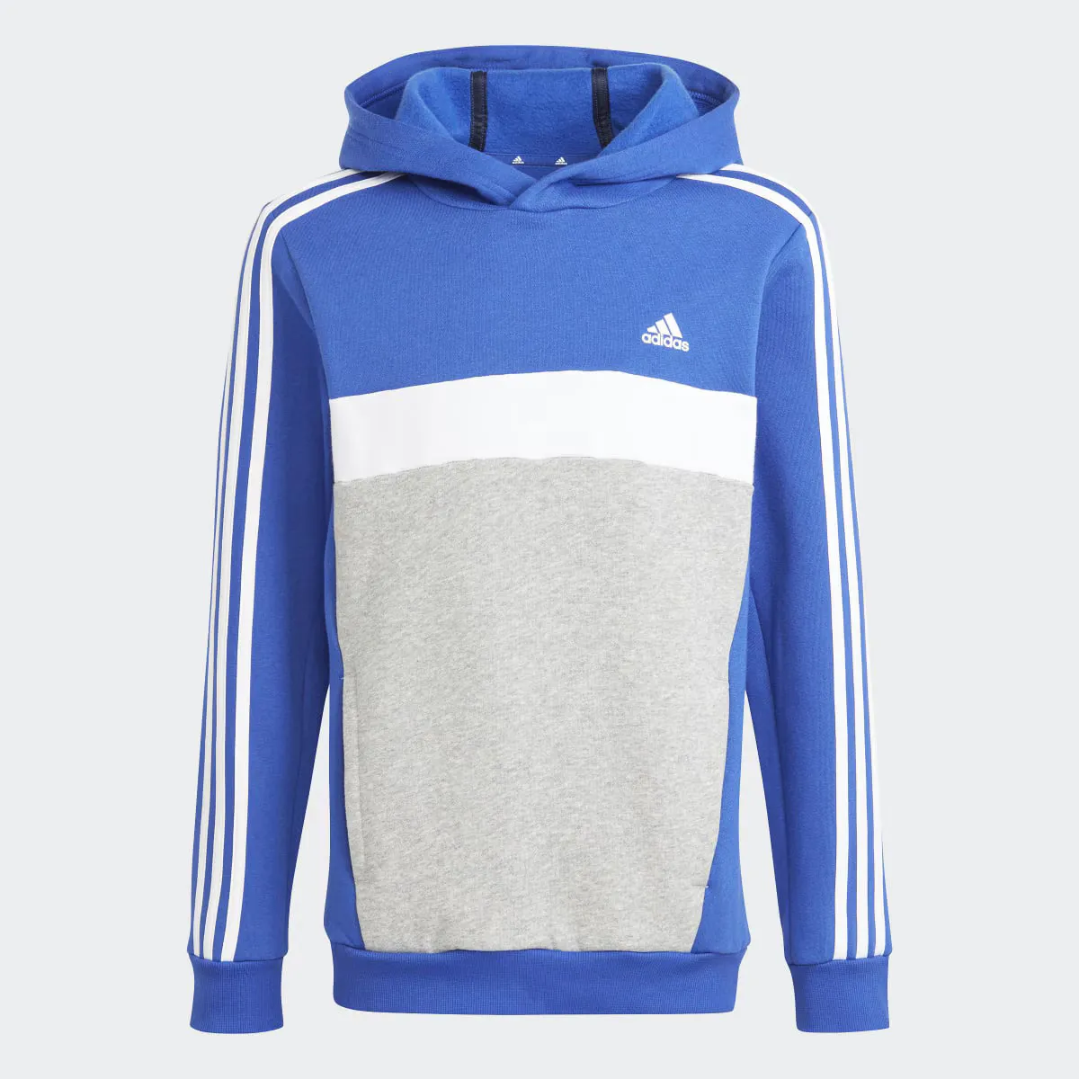 

Tiberio Colorblock Флис 3 полоски детский свитшот Adidas, синий