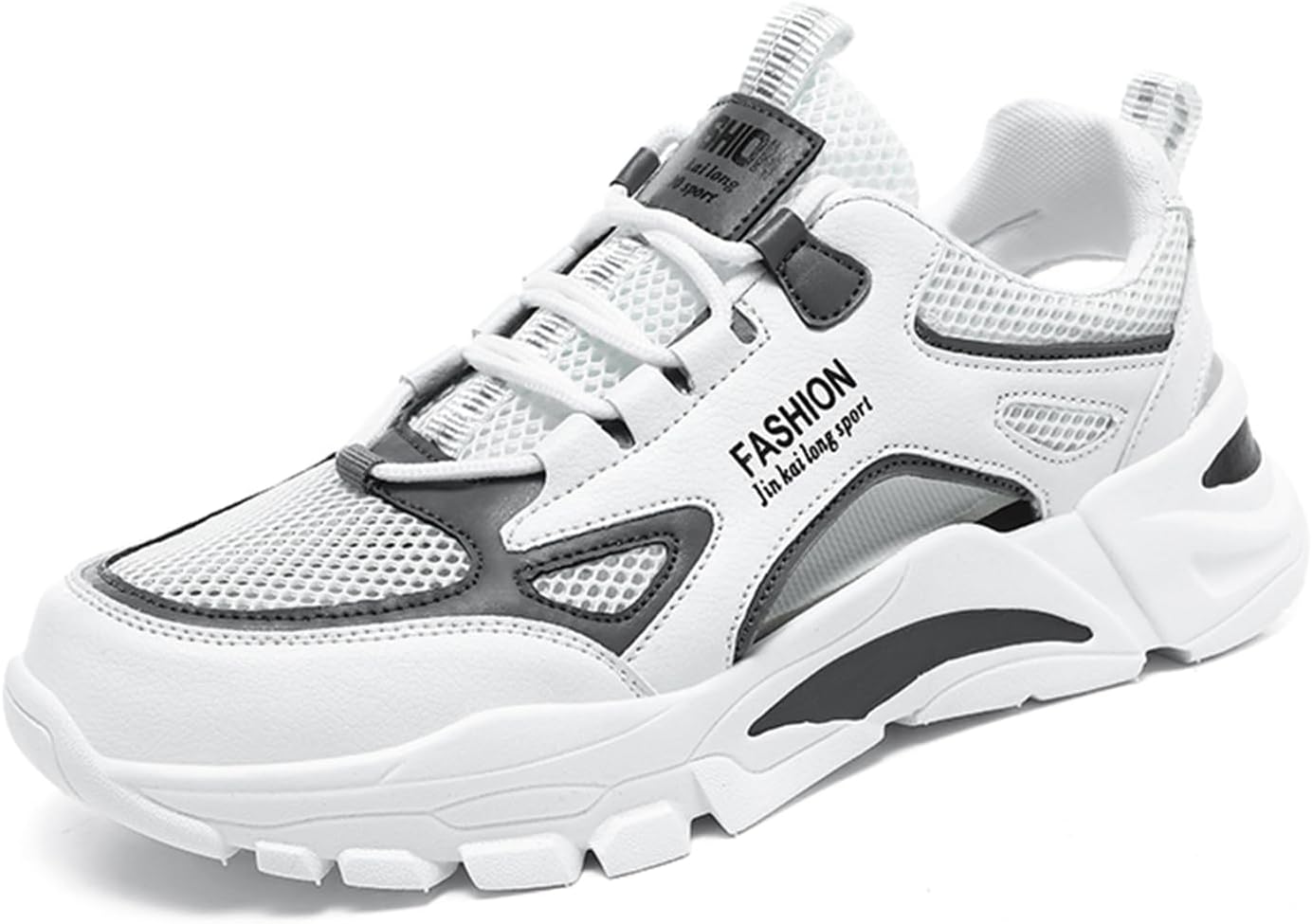 

Мужские модные кроссовки для бега, нескользящие, дышащие, для тренировок и занятий спортом Abborora, белый