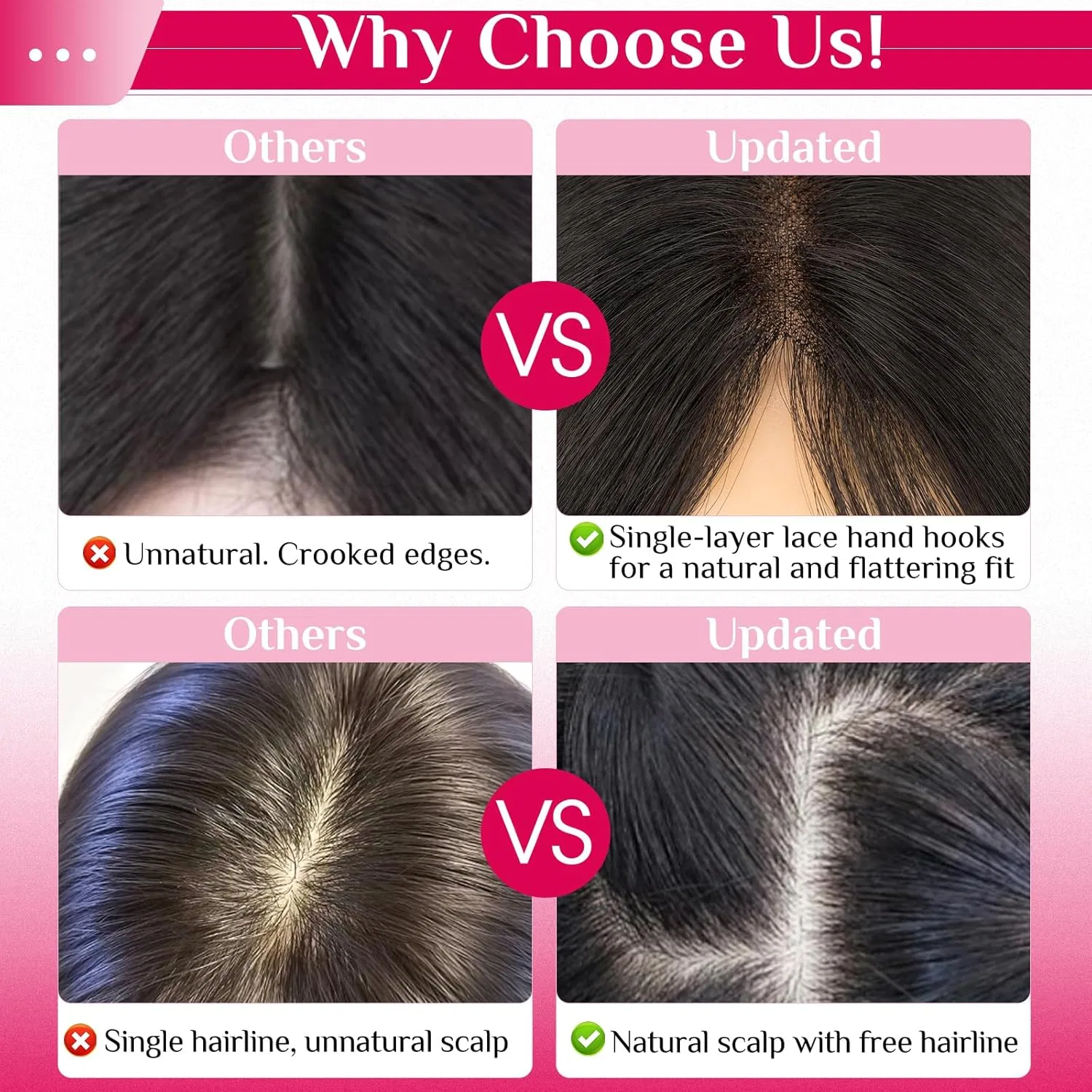 Накладная челка «Clip-In» из натуральных волос MY-LADY My-Lady, 4P27 Medium Brown/Dark Blonde — фото 4