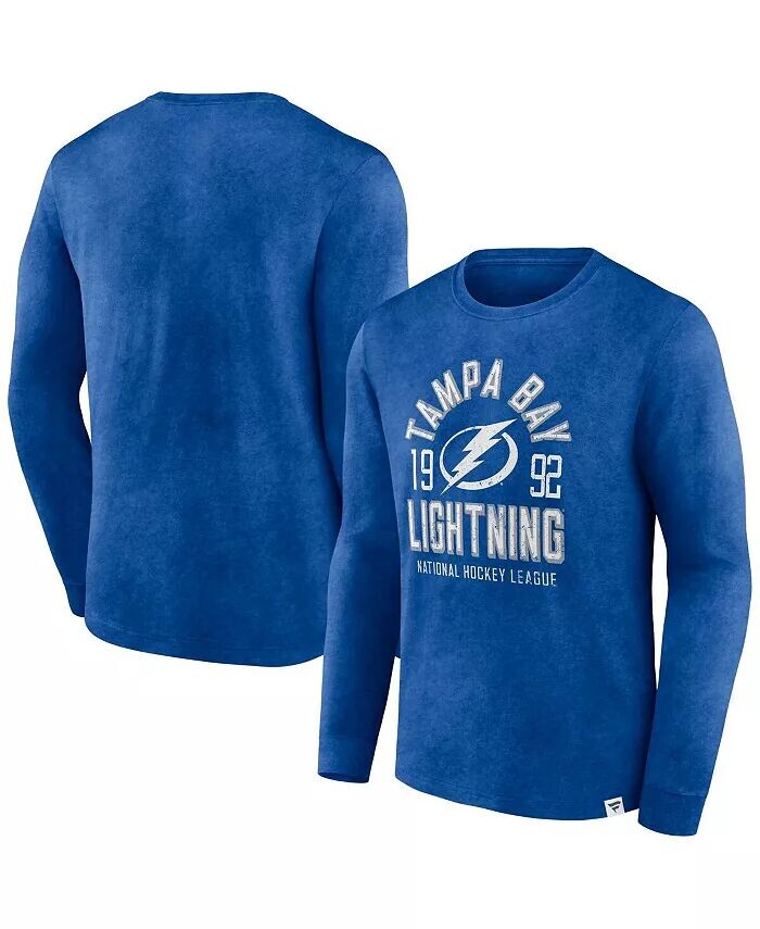 

Футболка мужская с длинным рукавом с принтом «Tampa Bay Lightning Keep The Zone» цвета «меланжевый» Fanatics