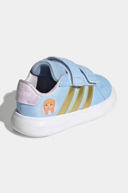 Кроссовки детские DISNEY GRAND COURT ANNA Adidas, синий — фото 3