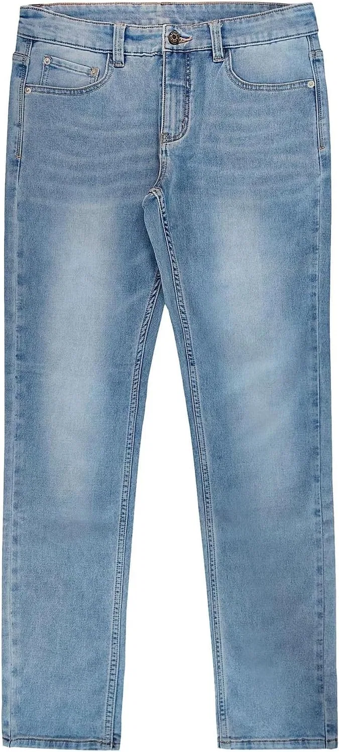 Джинсы прямые slim, Sky Blue