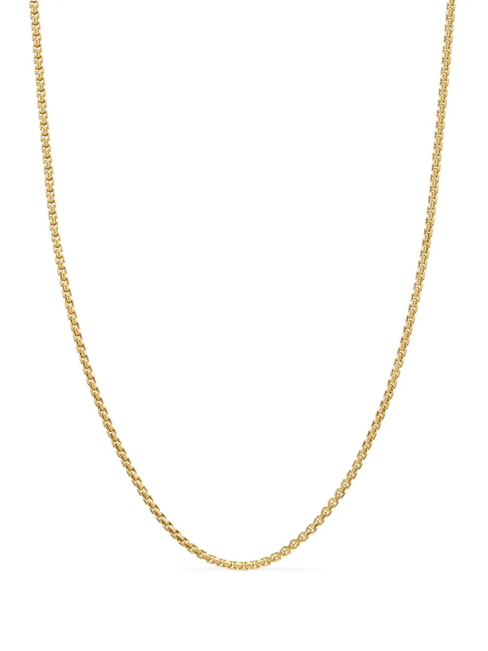 

Колье Box Chain из желтого золота (1 мм) David Yurman, золотой