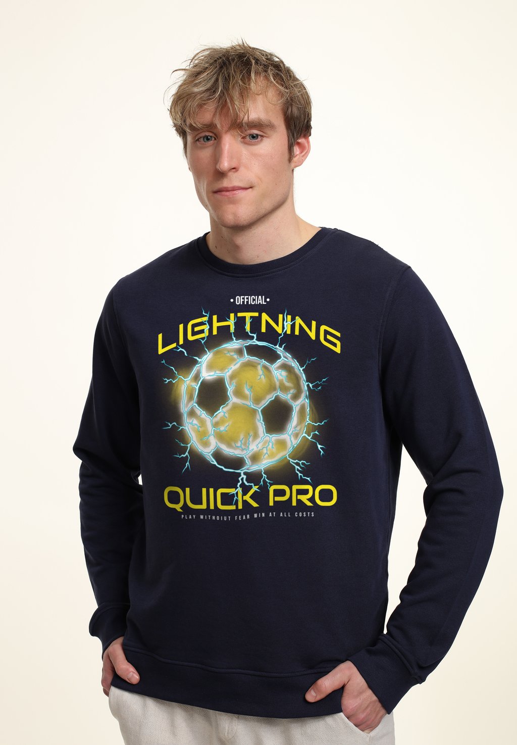 

Толстовка MATT KEELING LIGHTNING QUICK Henry Tiger, темно-синий