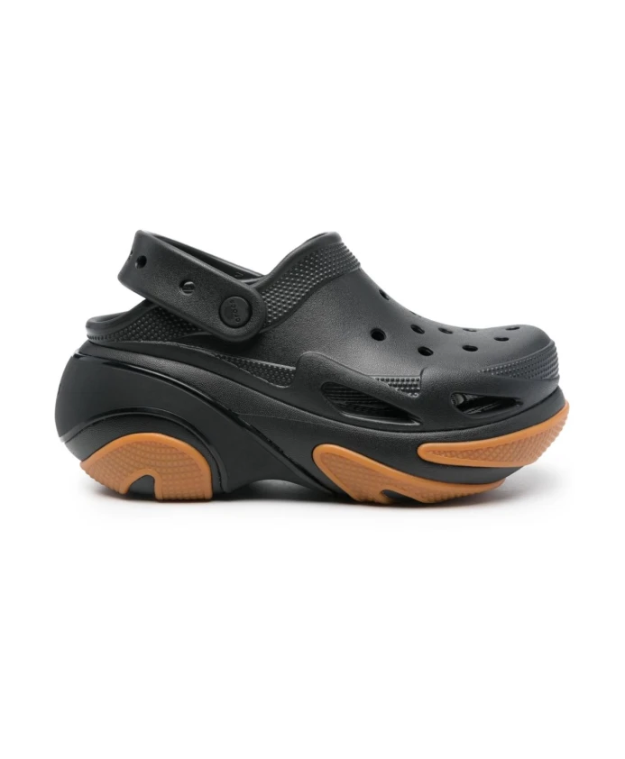

Босоножки с пяткой на пятке и фактурной отделкой Crocs, черный