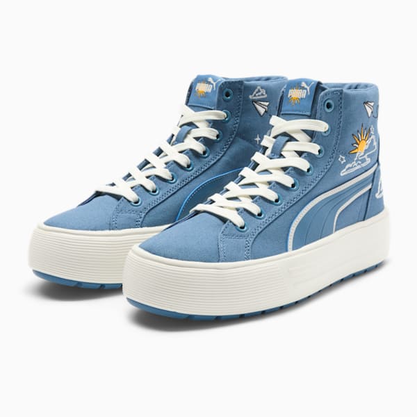 Женские кроссовки средней высоты Kaia 2.0 Novelty Puma, синий — фото 4