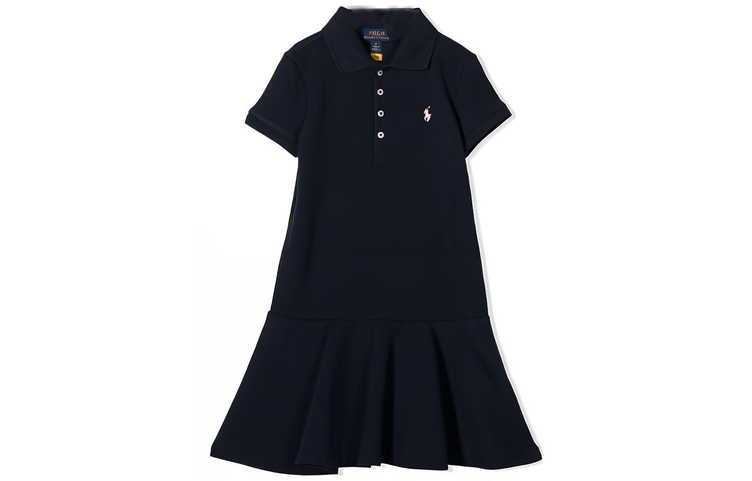 

Polo Ralph Lauren Платье SS22, темно-синее, детское