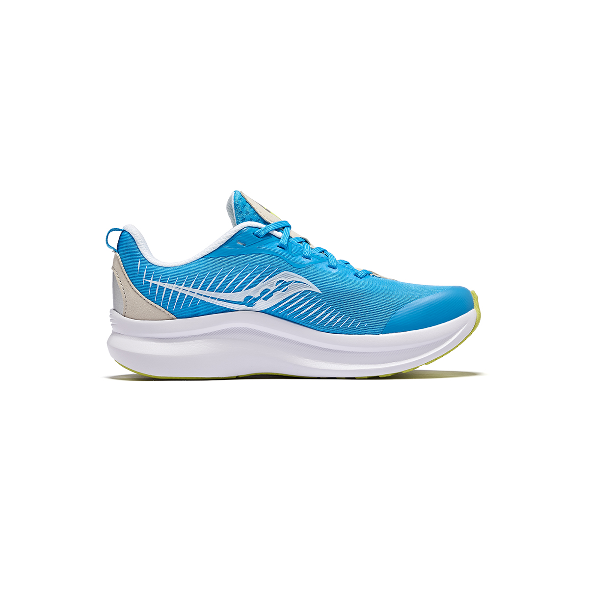 Эндорфин KDZ низкие детские беговые кроссовки Blue White Kids' Saucony, синий белый — фото 3