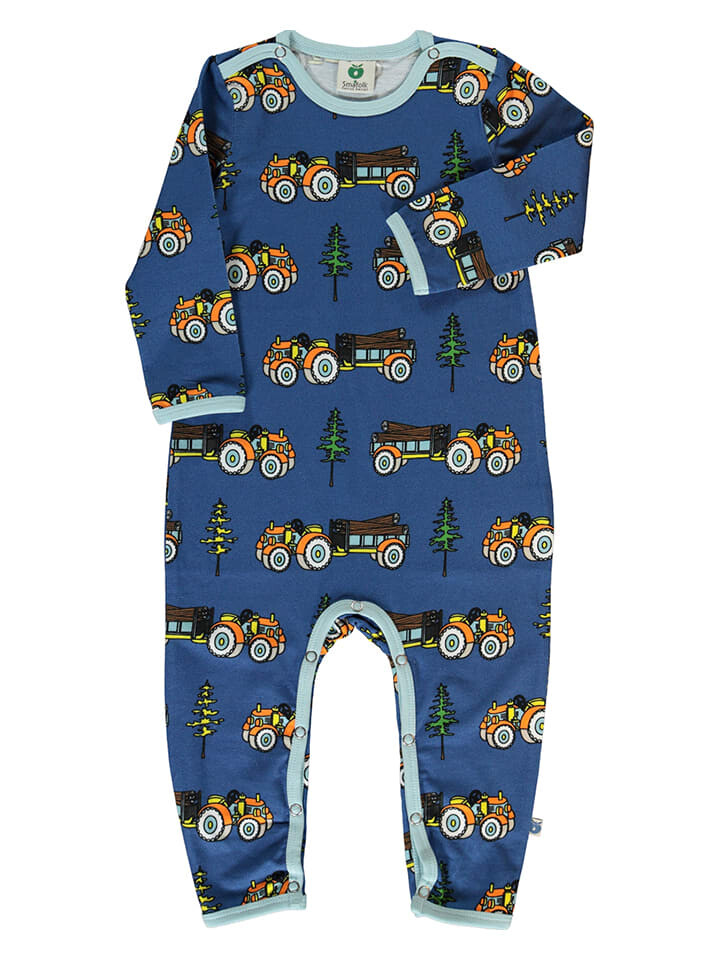 

Комбинезон Småfolk Overall Traktor, цвет Blau/Bunt
