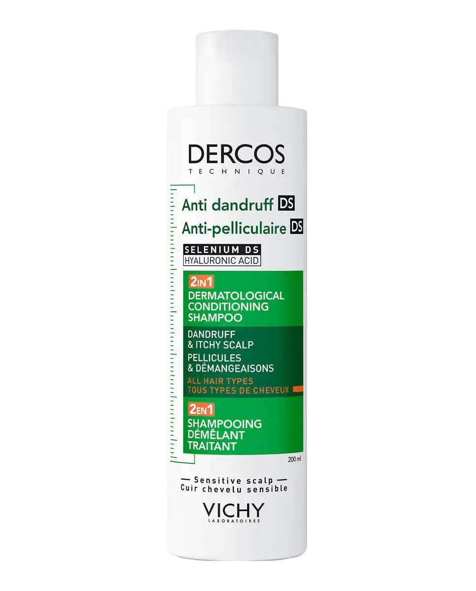 Шампунь-кондиционер против перхоти DS 2 в 1, 200 мл Vichy Dercos