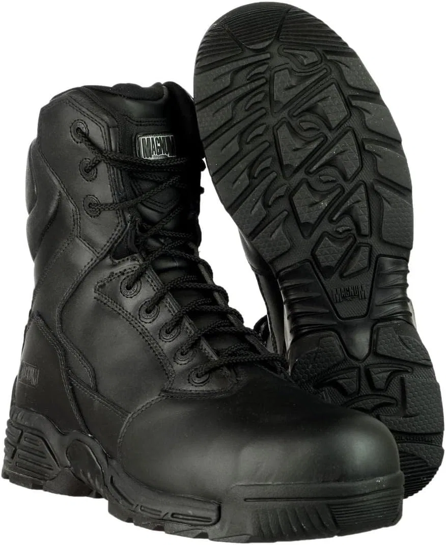 Кожаные походные ботинки Magnum Stealth Force 8.0 CT CP HI-TEC, Black — фото 4