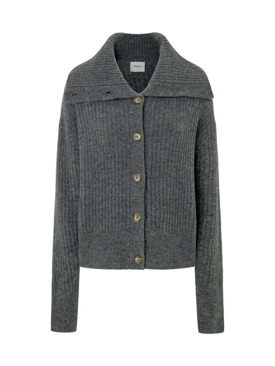 

Вязаный кардиган Pepe Jeans Knit Cardigan IRMA, темно-серый