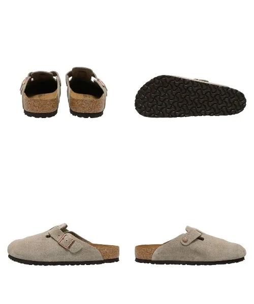 Женские сабо BIRKENSTOCK Boston VL Taupe — фото 4