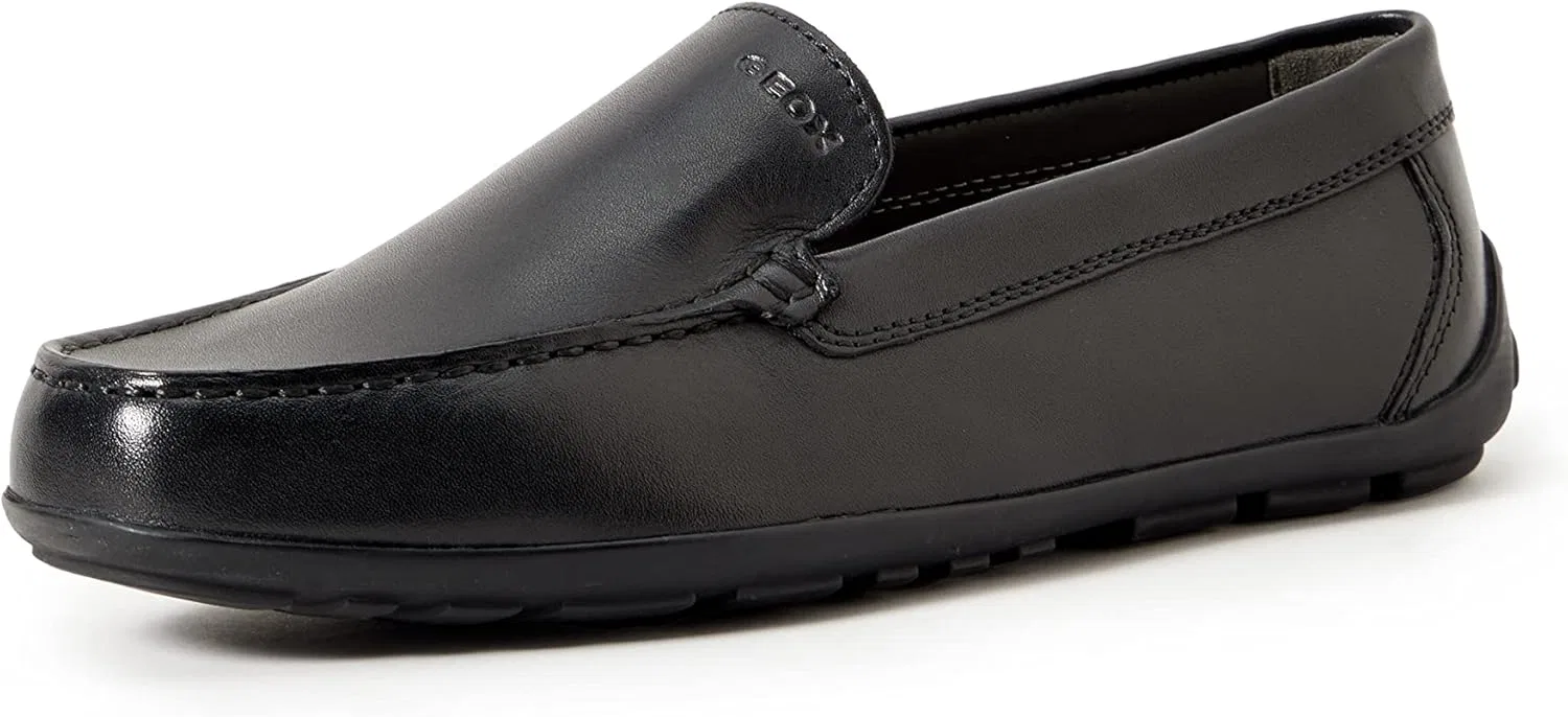 Туфли Geox J New Fast Boy B Boys' Moccasins, Black