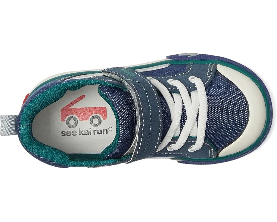 Кроссовки See Kai Run Dayton (Toddler/Little Kid), Navy Denim — фото 2