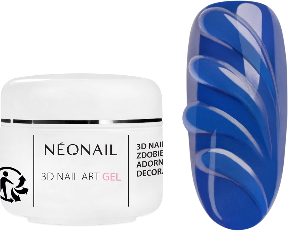 Nail Art 3d гель для придания формы ногтям Neonail, atspalvis clear 5 гр — фото 2