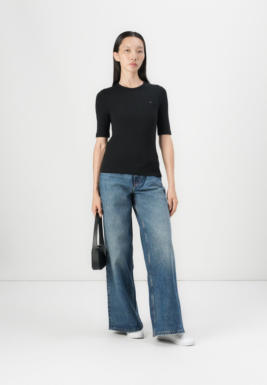 Футболка Tommy Hilfiger SLIM, Black — фото 2