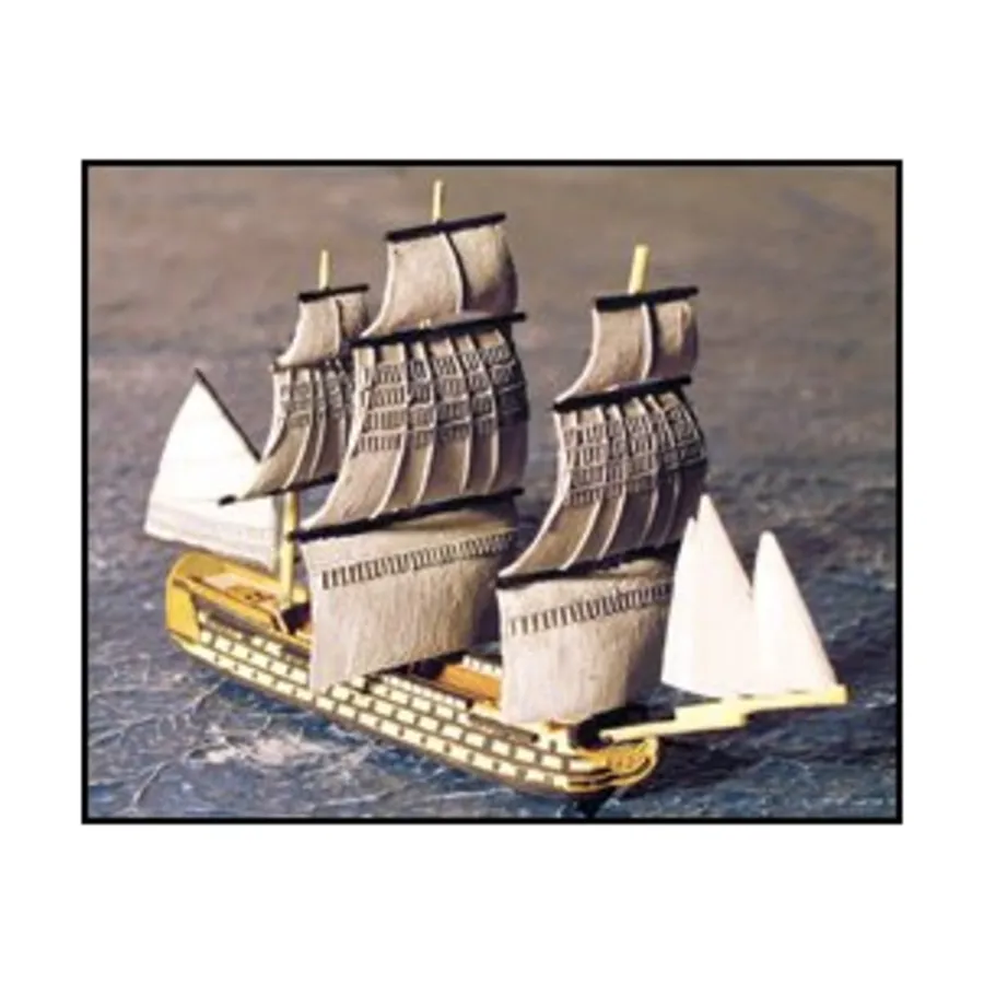 

120-пушечный линейный корабль - Океан, Micronauts - Napoleonic Era Sailing Ships - Full Sail Sets (1:1200)